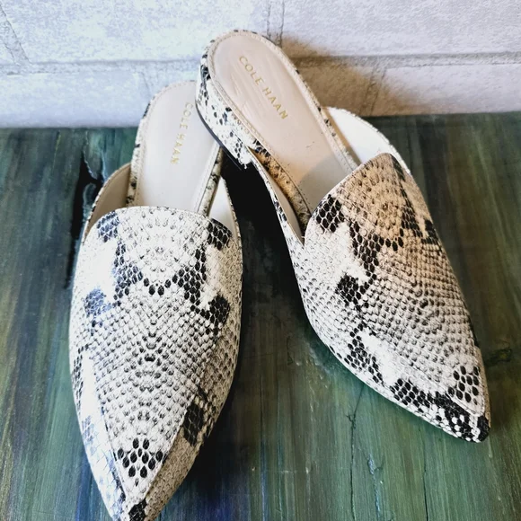 Cole Haan Snakeskin Loafers - Picture 1 of 7